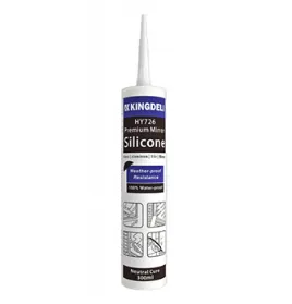 HY-726 premium neutral cure silicone sealant designed for bathroom mirrors to prevent black edge corrosion