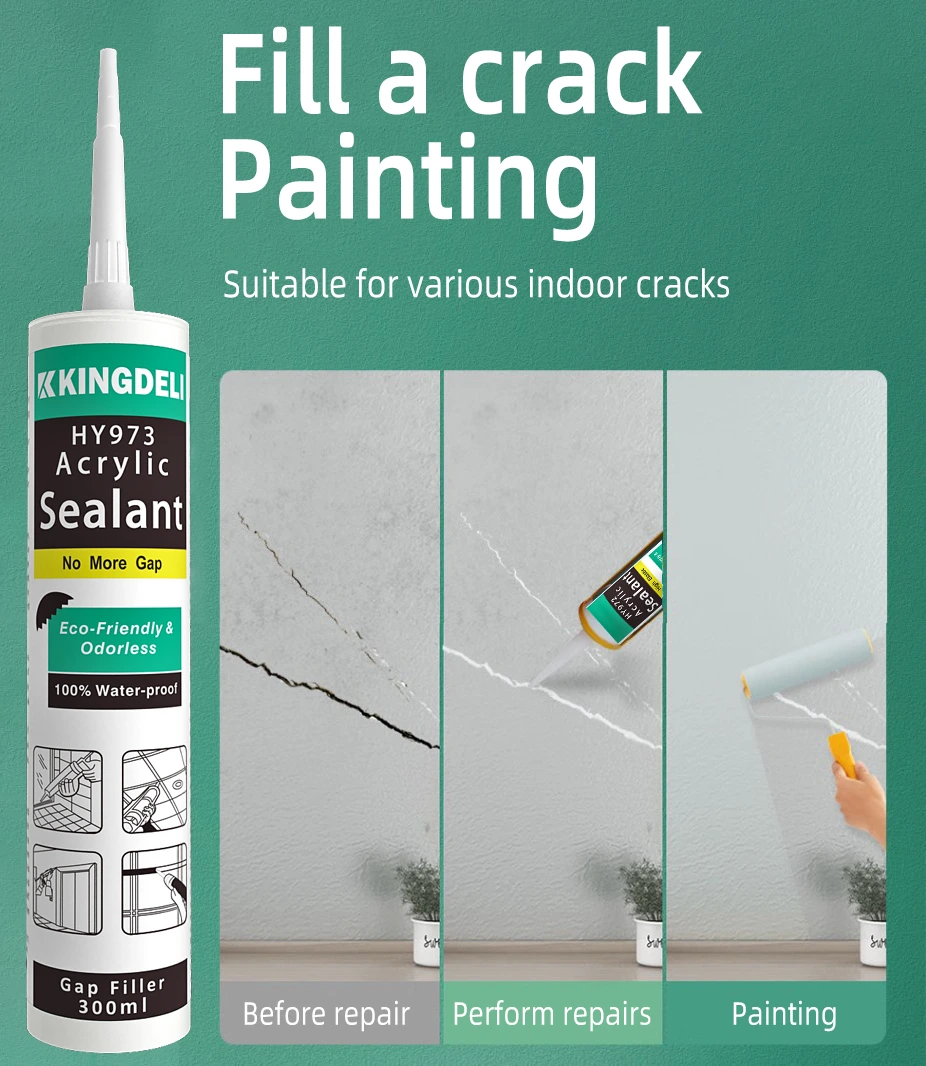 HY-973 Gap Filler Acrylic silicone sealant