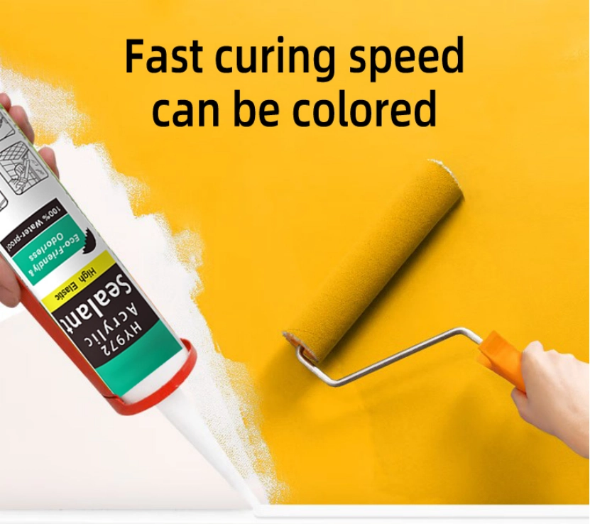 HY-972 High Elastic Acrylic Silicone Sealant