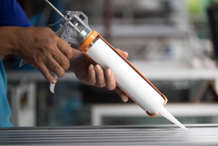 Silicone Sealant application