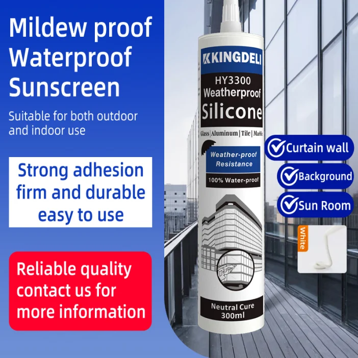 image2-HY-3300 Weatherproof Neutral Silicone Sealant