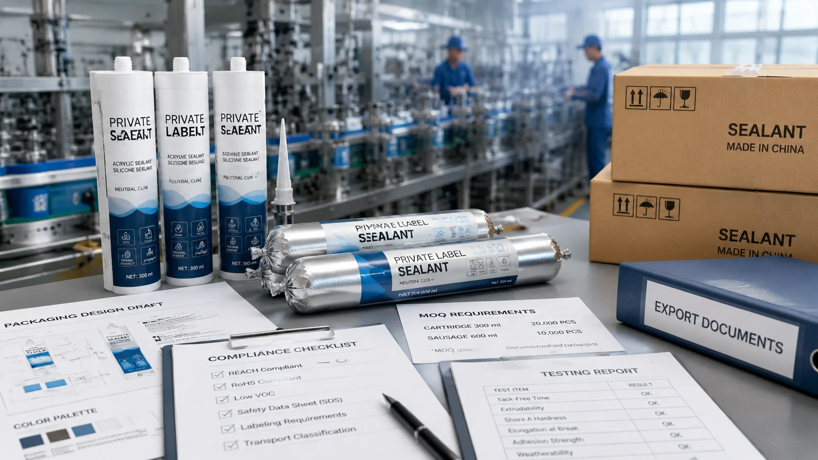 Private Label Sealant: What Importers Should Prepare Before Ordering